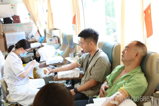 點滴聚愛心，公司組織開展公益獻血活動(圖6)